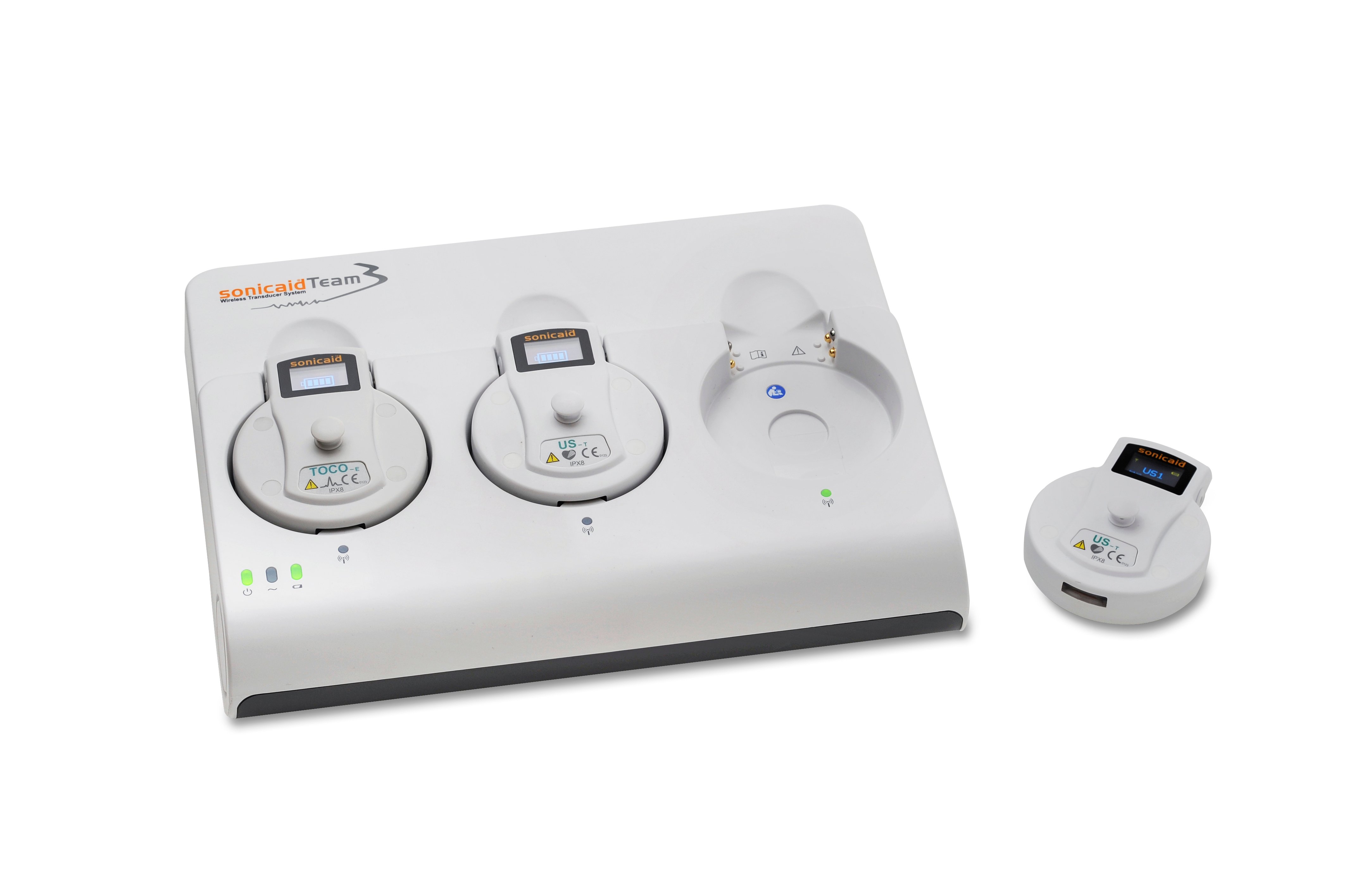Wireless tranducers and dock-2